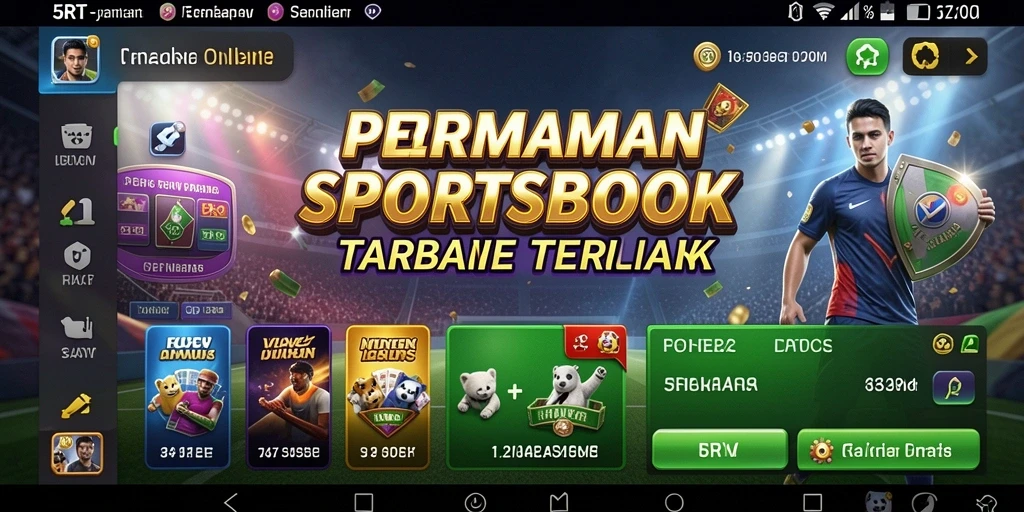 Tampilan utama 5RT yang memukau dengan pilihan taruhan olahraga.