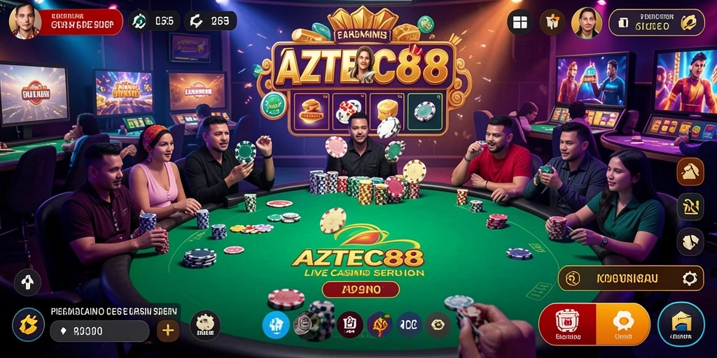 Tampilan gameplay AZTEC88 yang menarik dan interaktif.