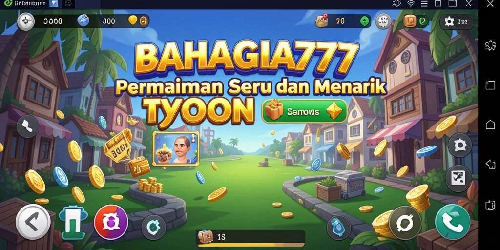 Tangkapan layar BAHAGIA777 menunjukkan tampilan gameplay Tycoon yang mengasyikkan.