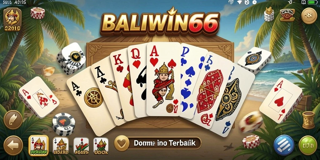 Screenshot permainan Domino BALIWIN66 dengan gameplay yang menarik.