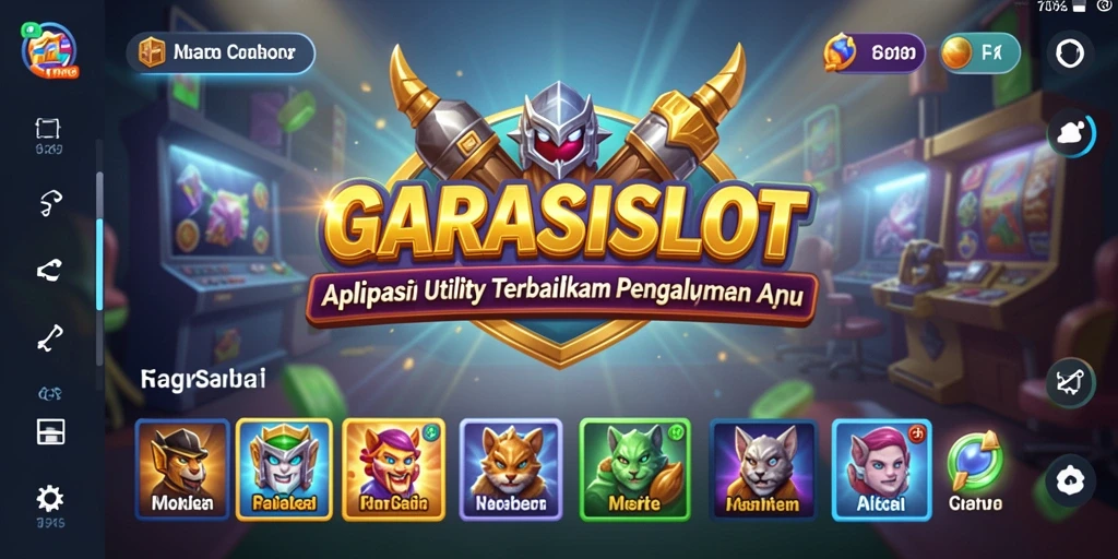 Tampilan antarmuka GARASISLOT yang intuitif dan mudah digunakan.