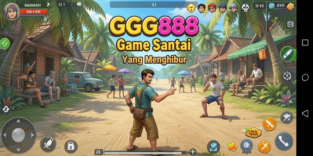 Screenshot GGG888 saat menunjukkan gameplay seru dan interaktif.