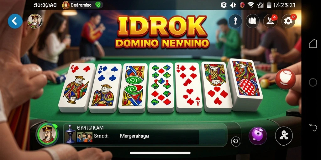 Tampilan gameplay seru dari IDROK dengan teman-teman.
