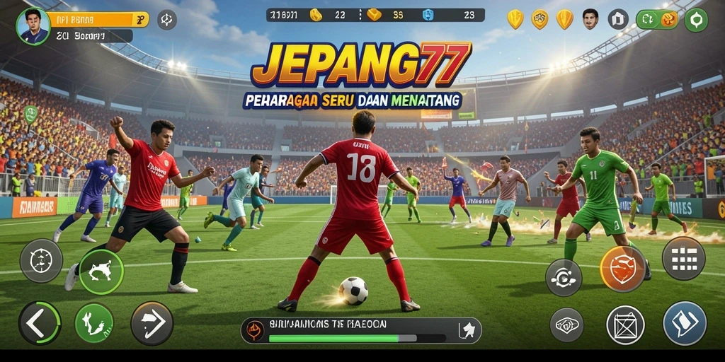 Screenshot gameplay <strong>JEPANG77</strong> yang menunjukkan serunya pertandingan olahraga.