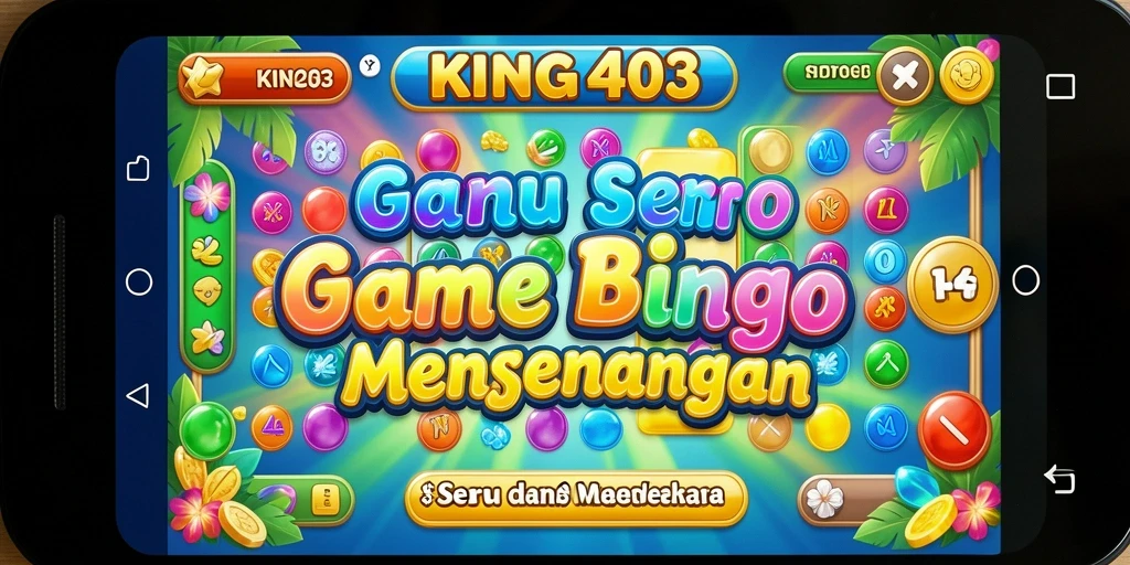 Tampilan gameplay KING403 yang menegangkan dan seru saat bermain bingo.