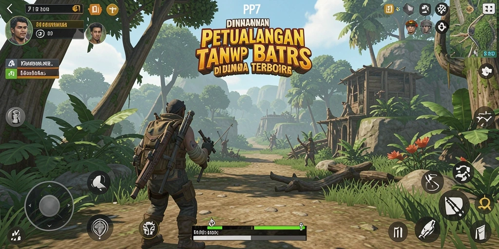 Gameplay PP7 yang menakjubkan di dunia terbuka.