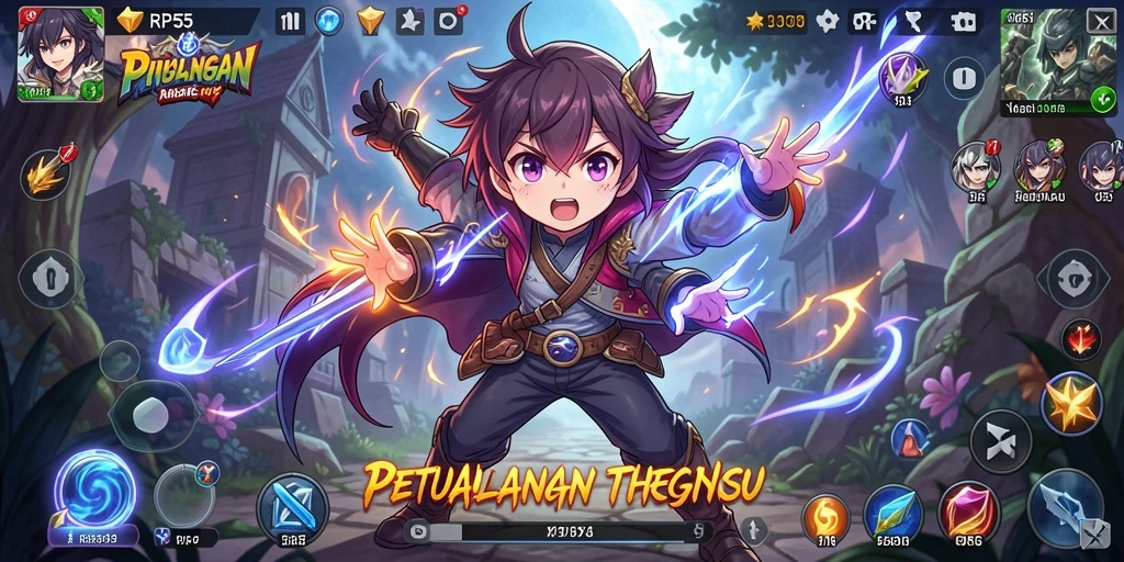 Tampilan gameplay RP55 yang menarik dan penuh aksi.