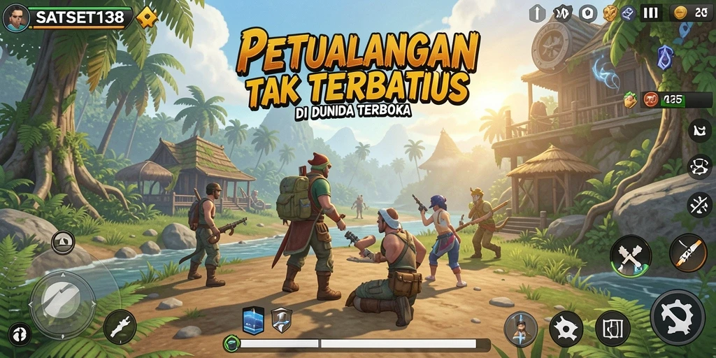 Tampilan gameplay menakjubkan dari SATSET138 dalam dunia terbuka.
