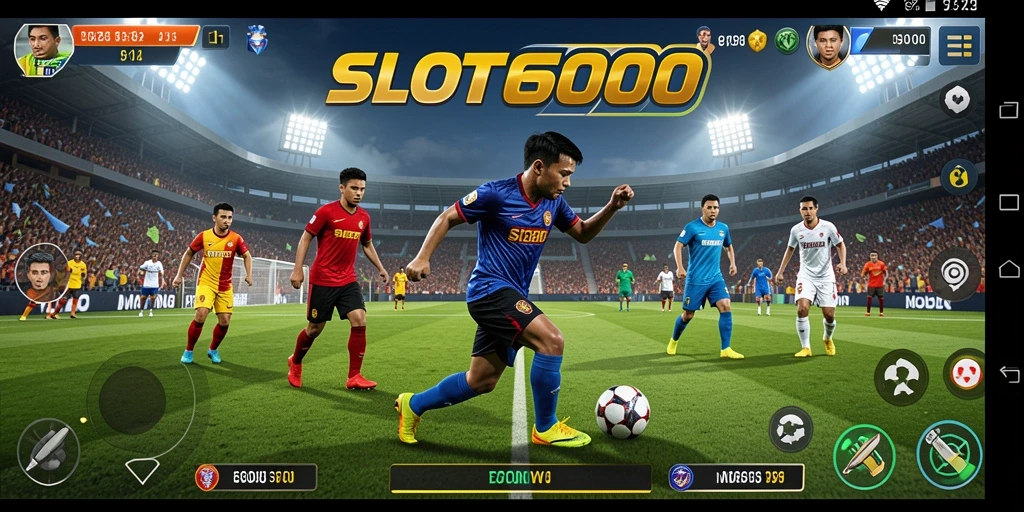 Gameplay SLOT6000 yang menegangkan dan penuh aksi olahraga.
